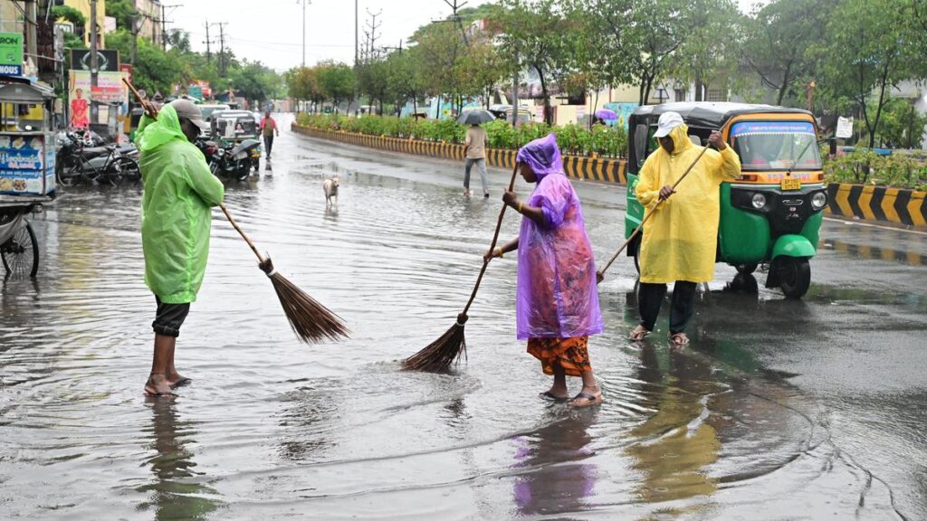 Collector puts officials on alert as heavy rain lashes NTR district