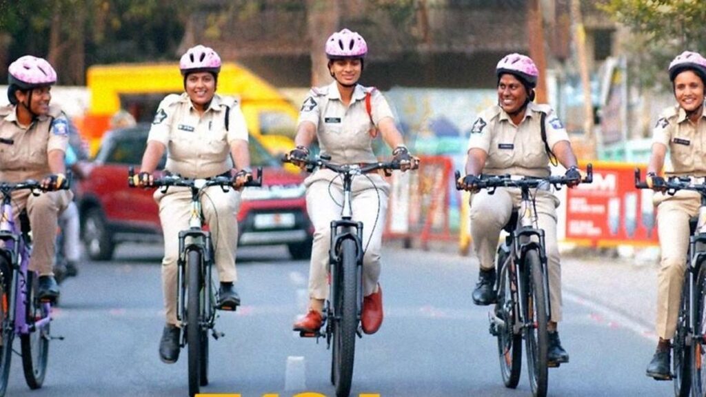 Five women police officers to pedal against drugs, ganja